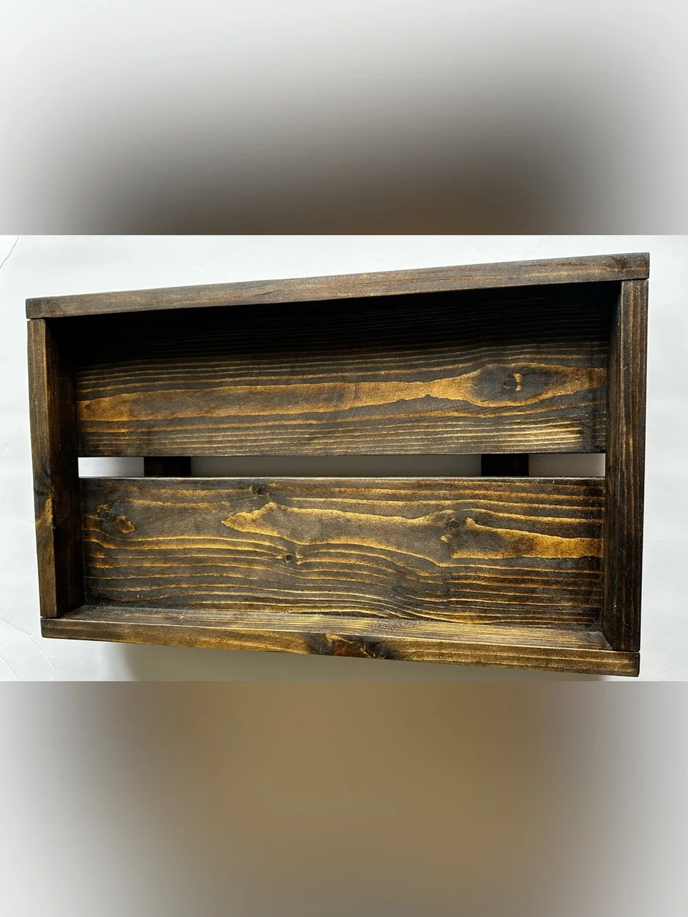 Wet Dog Workshop Handmade Rustic Wood Coffee Table Tray